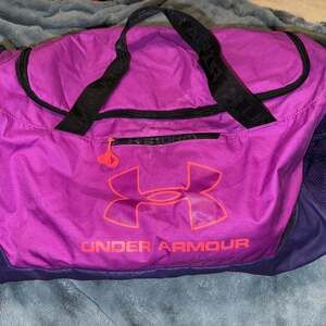 Under Armour Storm Undeniable Duffle Gym Bag Purple and Pink